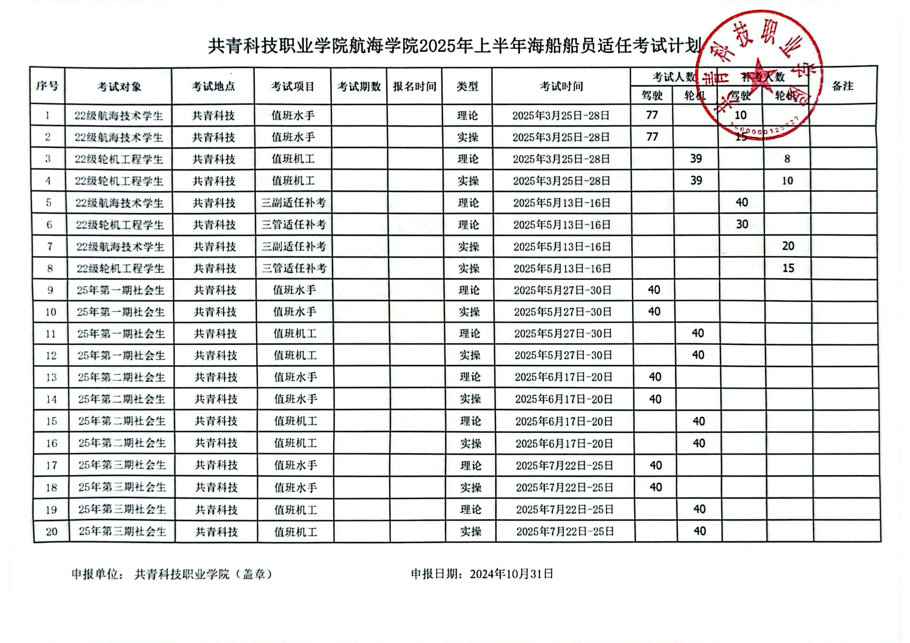2025年上半年适任考试计划-共青科技202411.0_00.png
